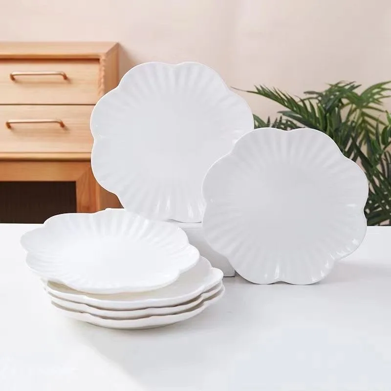 Piring Keramik Model Bunga / Piring Saji Hotelware Model Bunga SB-117, gambar 6
