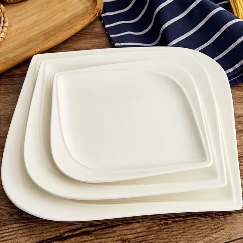 Piring Segi Keramik Segi Daun / Piring Saji Hotelware SB-111, gambar 5