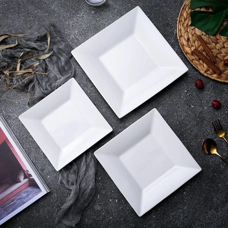 Piring Segi Keramik Ceper / Piring Segi Alio Hotelware SB-27, gambar 5