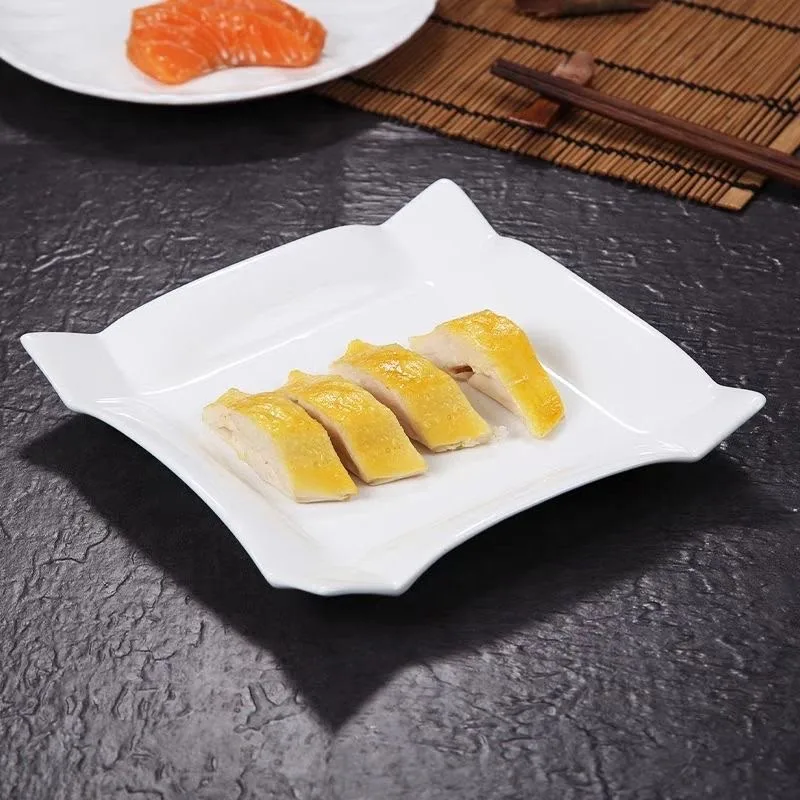 Piring keramik segi keramik Aurelie / Piring saji segi keramik Hotelware SB-23, gambar 6