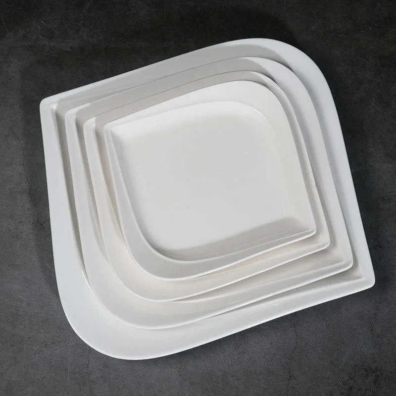 Piring Segi Keramik Segi Daun / Piring Saji Hotelware SB-111, gambar 3