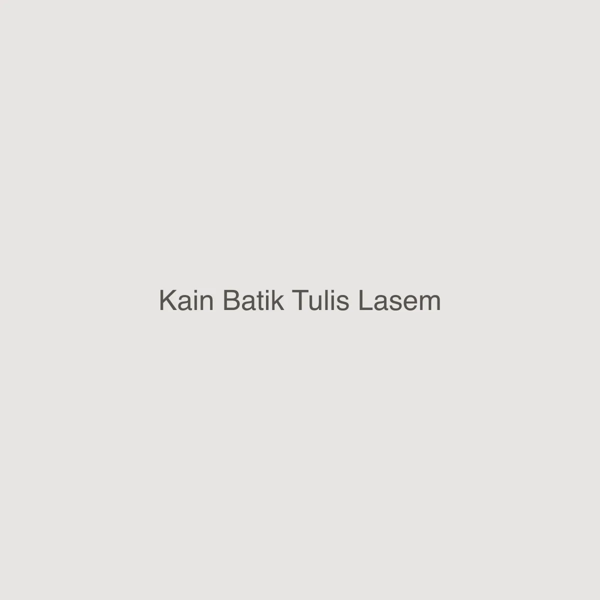 Kain Batik Tulis Lasem