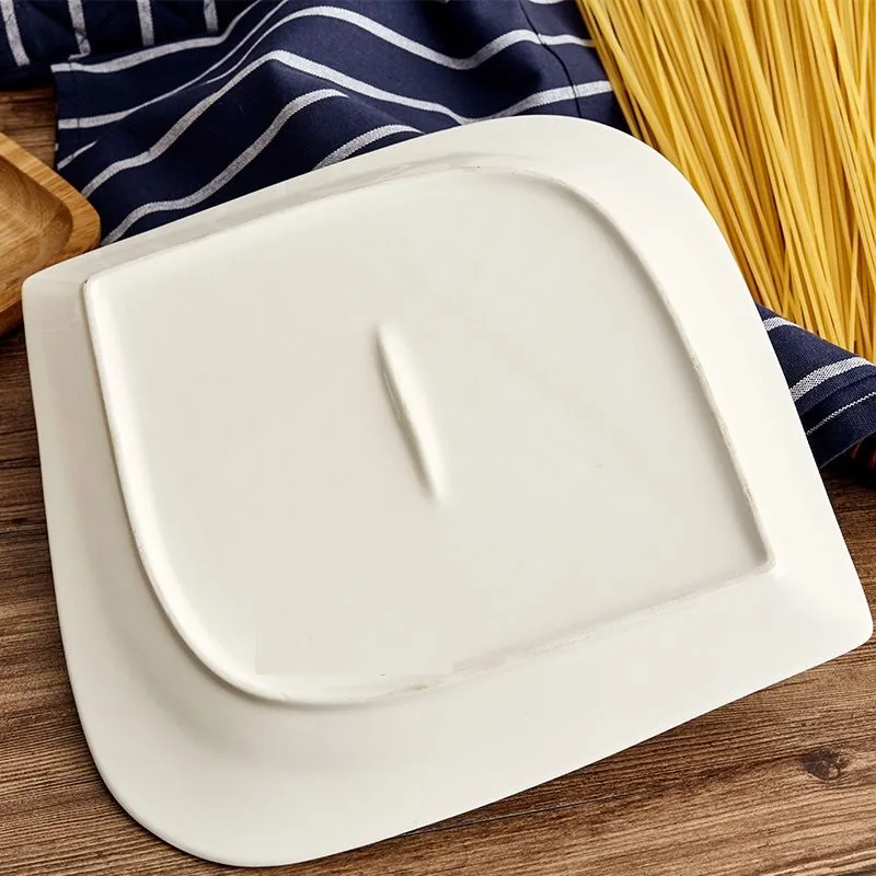 Piring Segi Keramik Segi Daun / Piring Saji Hotelware SB-111, gambar 4